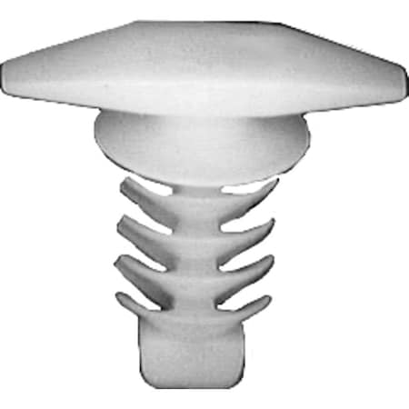 Auveco FORD WEATHERSTRIP RETAINER WHITE NYLON, 50PK 19678